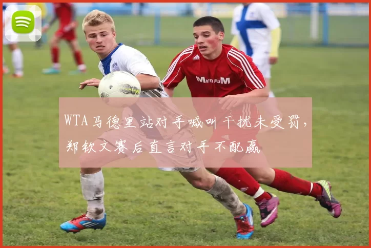 WTA马德里站对手喊叫干扰未受罚，郑钦文赛后直言对手不配赢