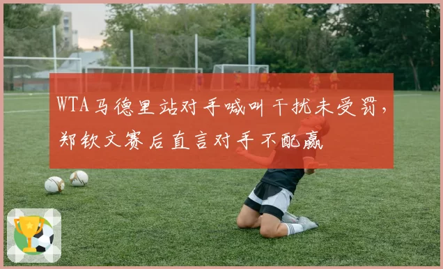 WTA马德里站对手喊叫干扰未受罚，郑钦文赛后直言对手不配赢